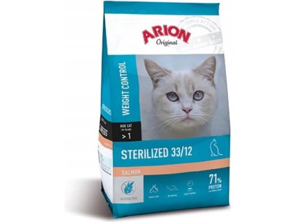 ARION ORIGINAL CAT STERILIZED SALMON 7.5KG