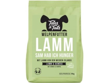 Tales Tails měkké granule pro štěňata jehněcí 4kg