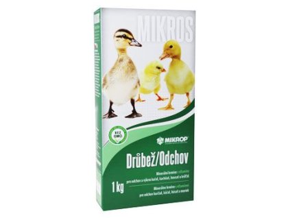 Mikrop Mikros Drůbež s vitamíny plv 1kg krabička