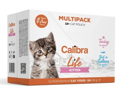 Calibra Cat Life kapsa Kitten Multipack 12x85g