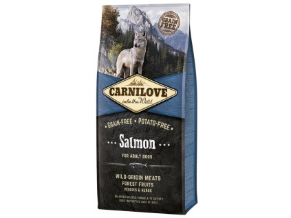 Carnilove Dog Salmon for Adult 12kg + DÁREK