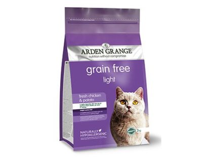 Arden Grange GF Cat Adult Light fresh Chick&Potato 2kg