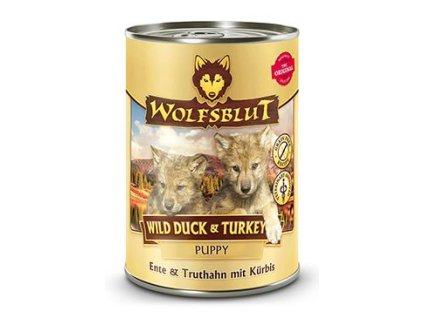 Wolfsblut Dog Puppy Wild Duck&Turkey konz. 395g