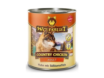 Wolfsblut Dog Adult Country Chicken konz. 800g
