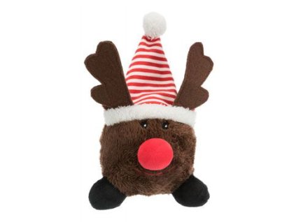 Vánoční hračka pes Míček Sob plyš 18-29cm TR