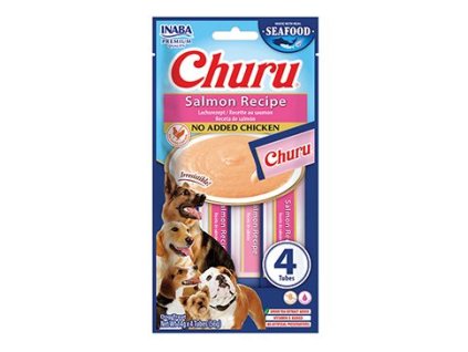Churu Dog Fish Salmon Recipe 4x14g