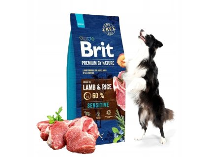 Brit Premium Dog by Nature Sensitive Lamb 15 kg - pošk