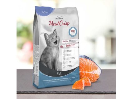 Platinum MeatCrisp Kitten Fish - Ryba pro koťata 3kg - poškozený obal