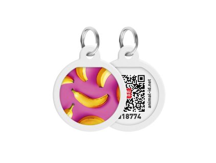 WAUDOG chytrá ID známka s QR tagem Banány