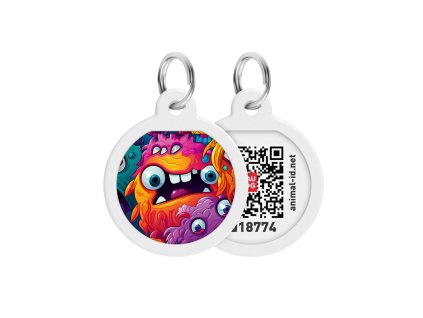 WAUDOG chytrá ID známka s QR tagem Příšerky