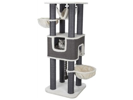 XXL škrábadlo HUMBERTO, 174 x 68 x 68, krémová/šedá