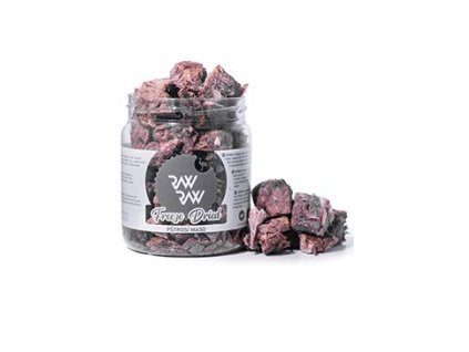 Raw Raw pochoutka mrazem sušené Pštrosí maso 90g