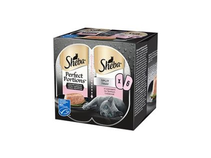 Sheba kapsa Perfect Portions s lososem 6x37,5g