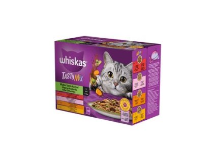 Whiskas kaps. Tasty Mix Chef's Choice ve šťávě 12x85g