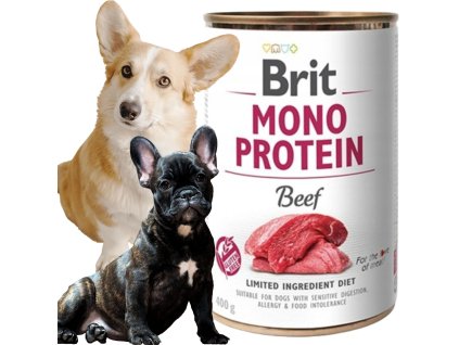 Brit Dog konz Mono Protein Beef 400g