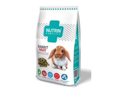 Nutrin Complete Králík Adult Fruit 1500g - pošk
