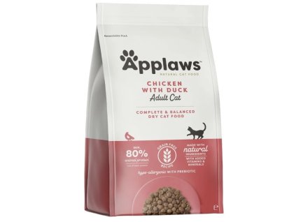Applaws granule Cat Adult Kuře s kachnou 2kg - poškozený obal