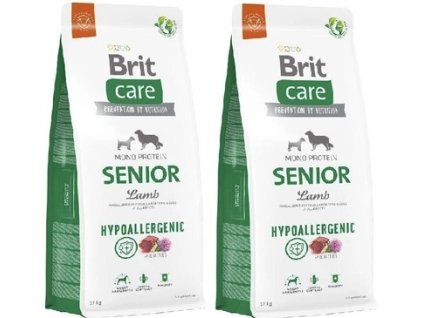 2xBrit Care Dog Hypoallergenic Senior 12kg
