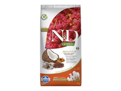 N&D Quinoa DOG Skin&Coat Herring Adult M/L 7kg