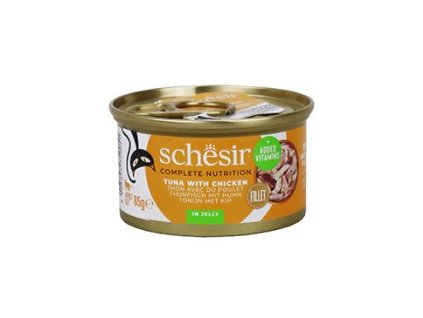 Schesir Cat konz. Adult tuňák/kuře 85g