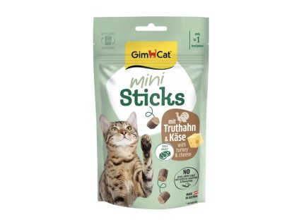 GimCat Mini Sticks With Krocan & Syr 50g