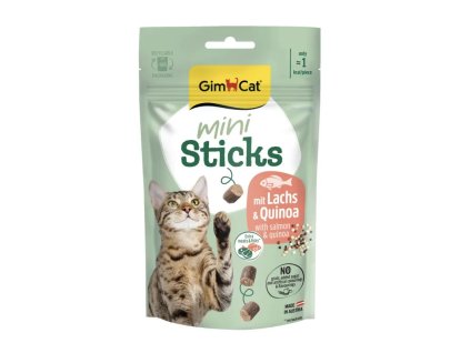 GimCat Mini Sticks Losos & Quinoa 50g