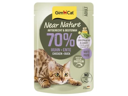 GimCat Near Nature Kuře & Kachna 85g