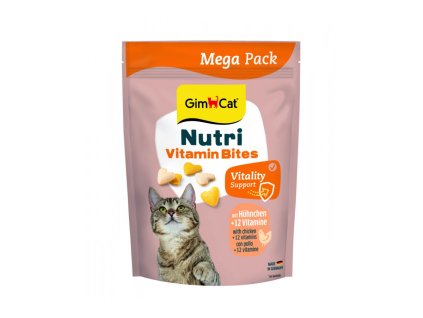 GimCat Nutri Multi-Vitamin Bites tabl. s Kuřetem 425g