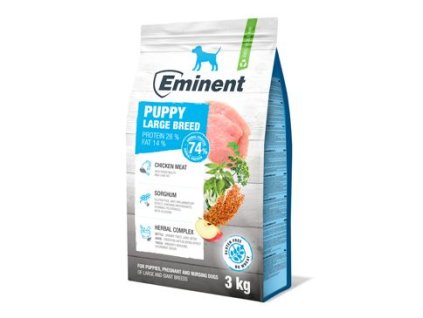 Eminent Dog Puppy Large 3kg - poškozený obal