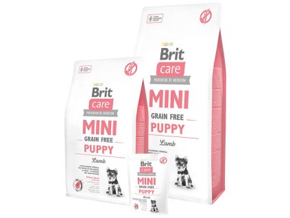 Brit Care Dog Mini Grain Free Puppy Lamb 7kg poškozený obal  #gift
