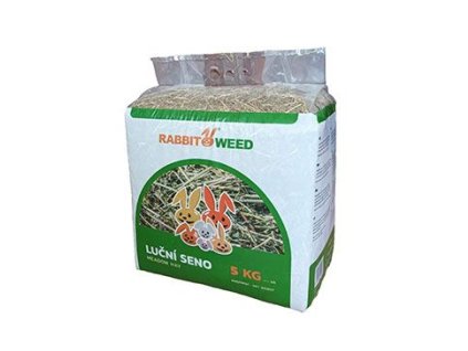 Seno luční RabbitWeed 5kg poškozený obal