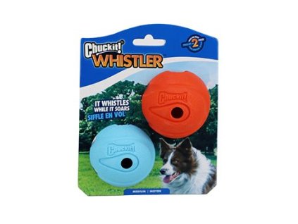 Hračka pes Chuckit The Whistler M 6cm/2ks