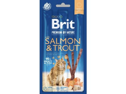 Brit Premium Cat by Nature Sticks Salmon&Trout(3pcs)
