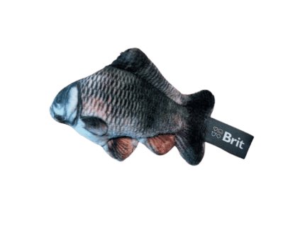Brit Care Cat plush toy carp with catnip