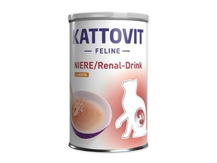 Kattovit Cat Niere/Renal kuře drink 135ml pomačkaný obal