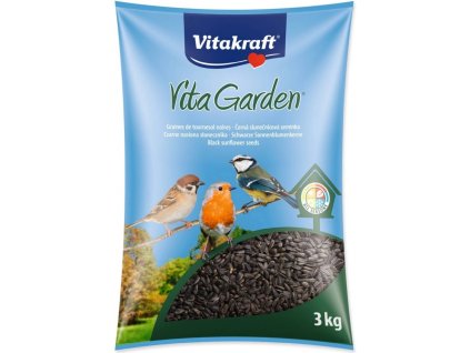 Vitakraft Vita Garden Classic slunečnice černa 3 kg Poškozený obal