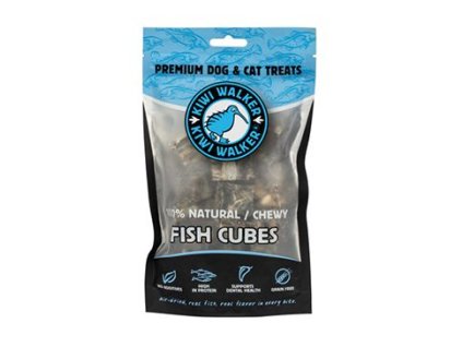 Pochoutka vzduchem sušené kostky rybí kůže 100g Kiwi