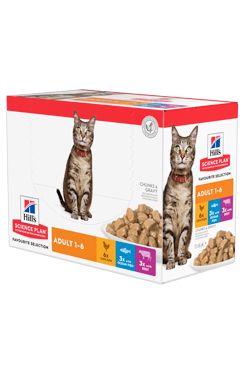 Hill's Fel. SP Adult Chick&Beef&Ocean Fish kapsa12x85g