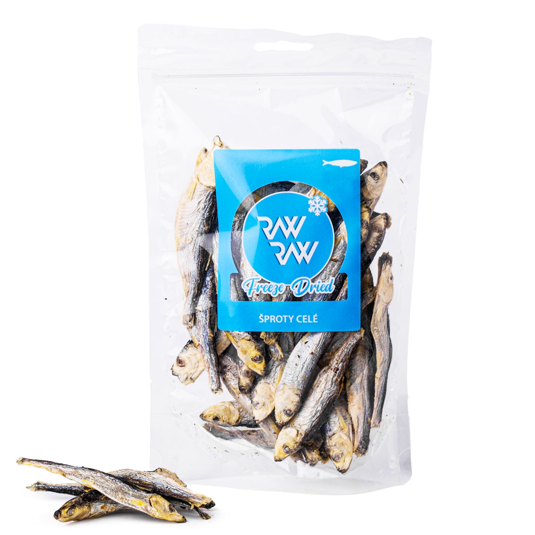 RAW RAW Freeze Dried Šproty celé 100g