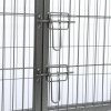 Kovová ohrádka pro psy a štěňata 4 dílná (Uchycení panty)
