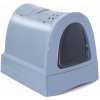 IMAC Krytý kočičí záchod s výsuvnou zásuvkou pro stelivo modrý - 40x56x42,5 cm - Modrá
