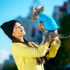 AiryVest bunda pro psy červená/černá  M 40