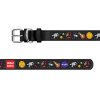 WAUDOG obojek kožený NASA černý (20-28cm/1,2cm)