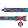 WAUDOG obojek nylonový Summer Fastex QR (33-49cm/2,5cm)