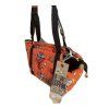 Huhubamboo Taška S oranžová kočka  16 x 24 cm
