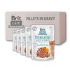 24xBrit Care Cat Fillets Gravy Steril Healthy Rabbit 85g
