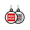 WAUDOG obojek nylon Gradient Oranžo-růžový QR (L/33-49cm/2,5cm)