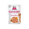 Brit Care Cat Fillets in Gravy with Savory Salmon 85 g - promo
