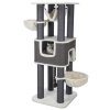 XXL škrábadlo HUMBERTO, 174 x 68 x 68, krémová/šedá