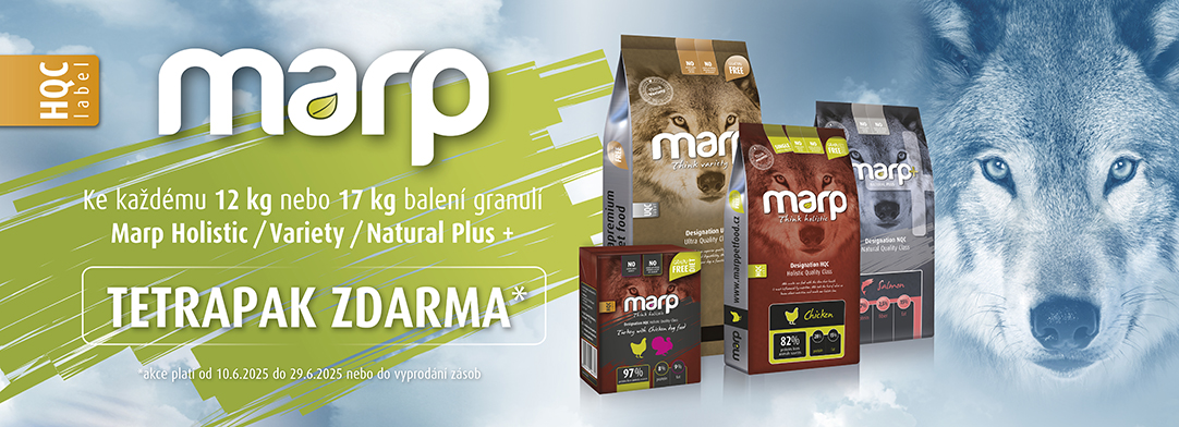 Ke granulím Marp 12 a 17 kg tetrapak zdarma